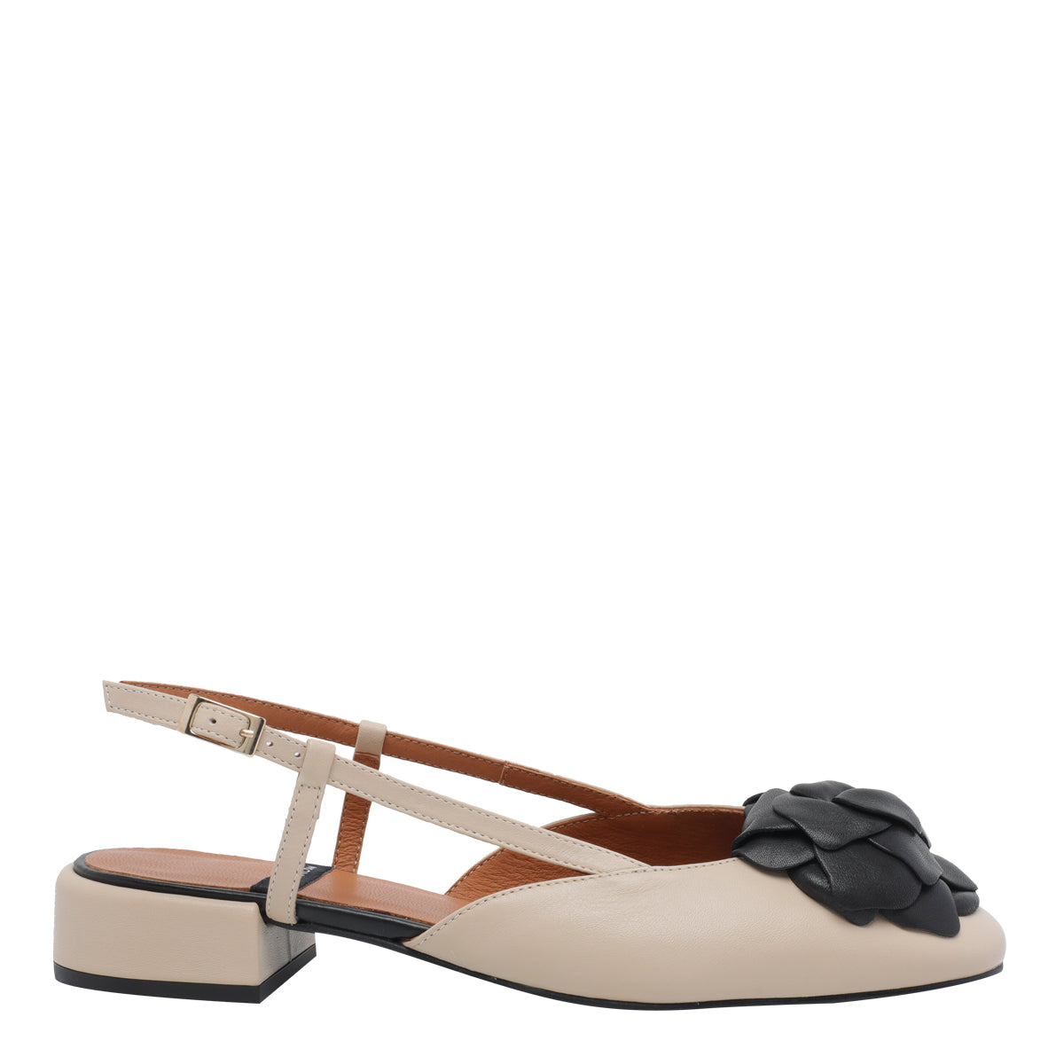 Angel Alarcon With Heel White Calf Leather/rubber Sole
