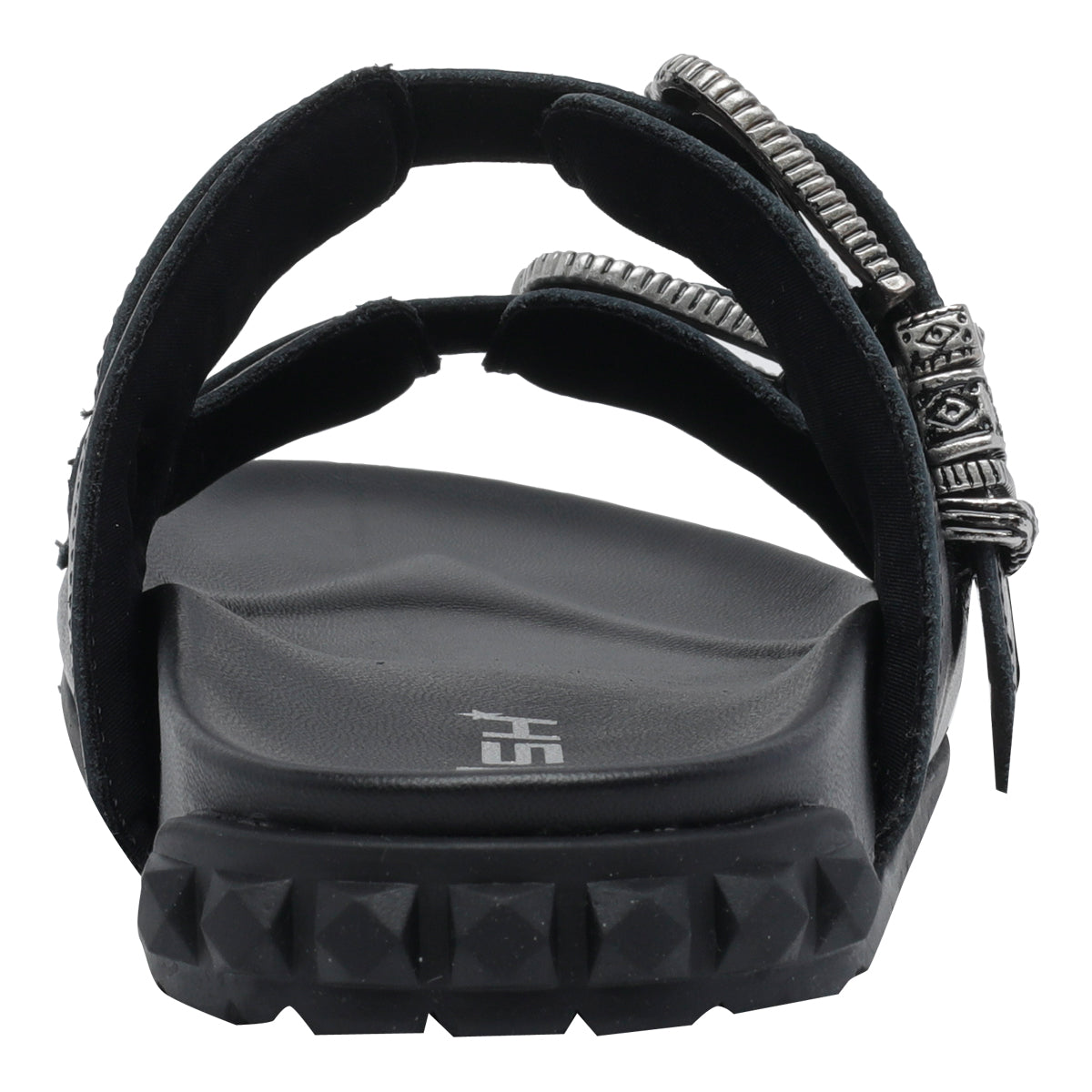 Ash Sandals Black Calf Leather/rubber Sole