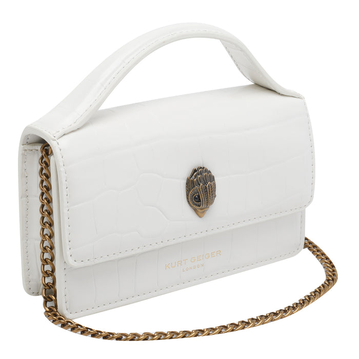 Kurt Geiger Bags White Calf Leather