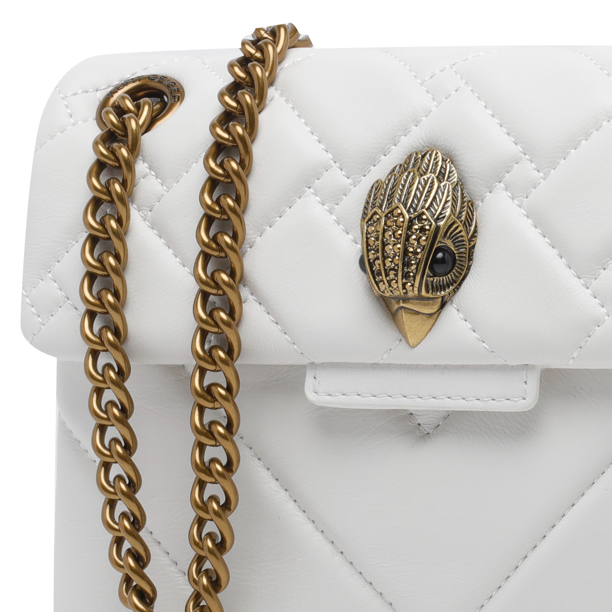 Kurt Geiger Bags White Calf Leather