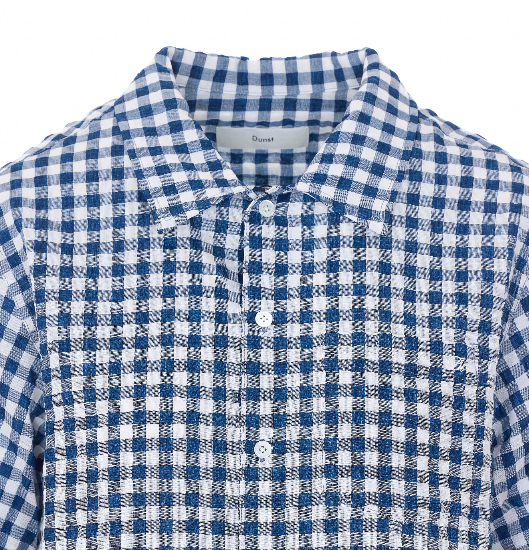 Dunst Shirts Blue Cotton