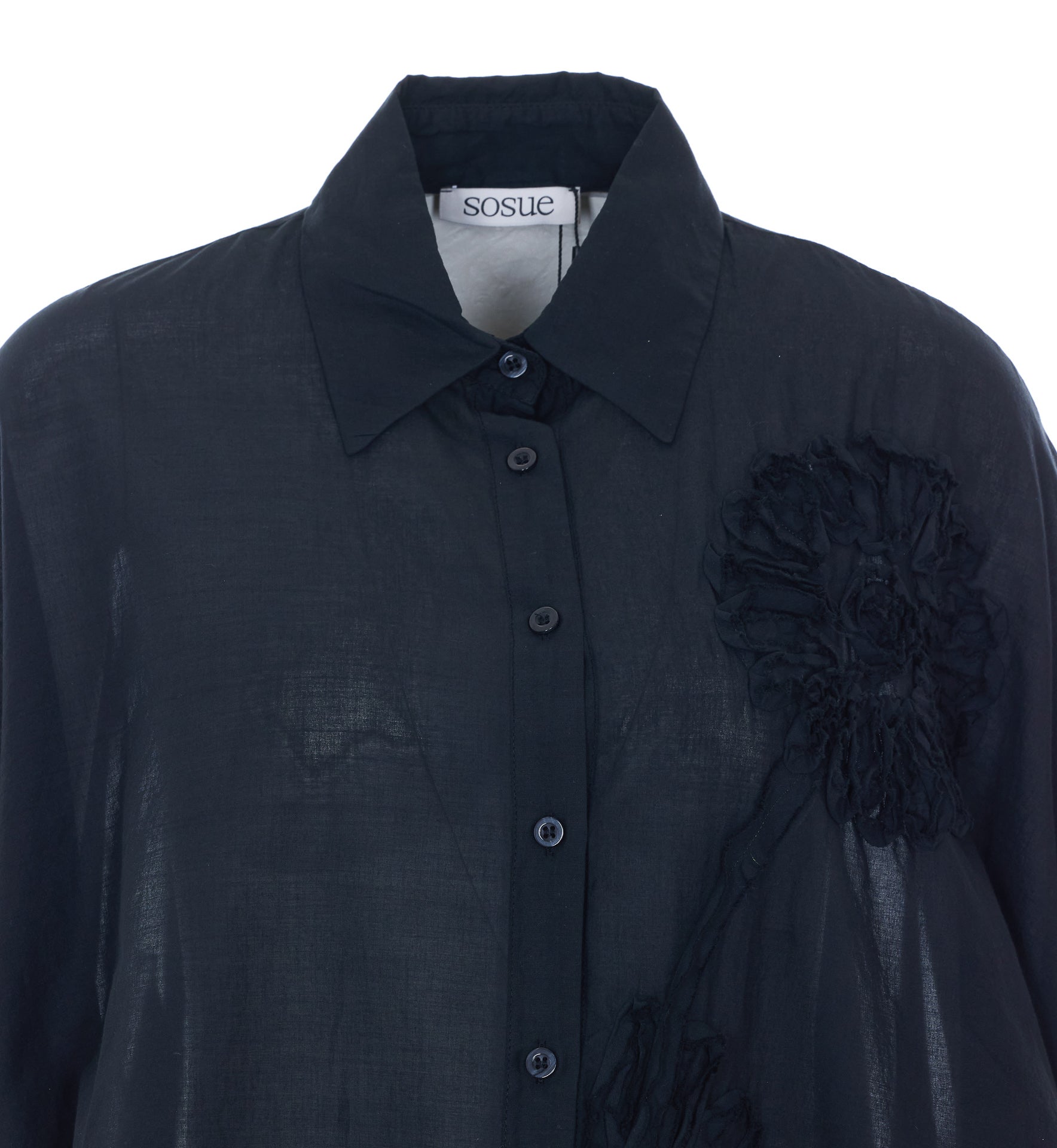 Sosue Shirts Black Cotton