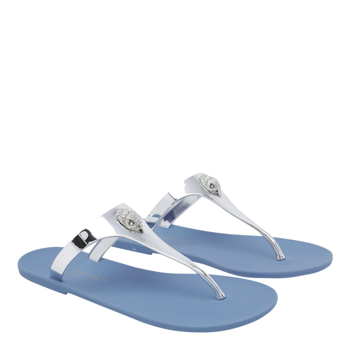 Kurt Geiger Sandals Silver Rubber/rubber Sole