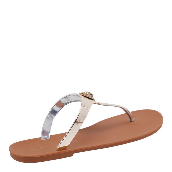 Kurt Geiger Sandals Gold Rubber/rubber Sole