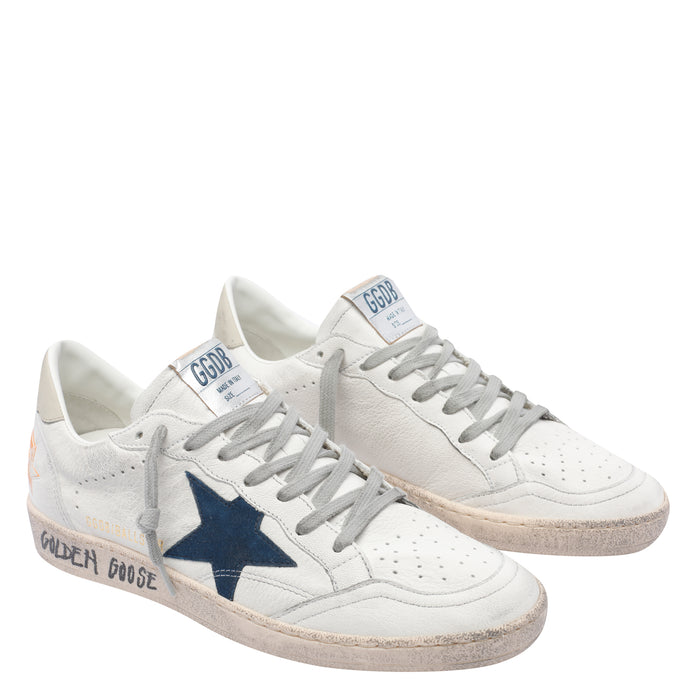 Golden Goose Sneakers White Calf Leather/rubber Sole