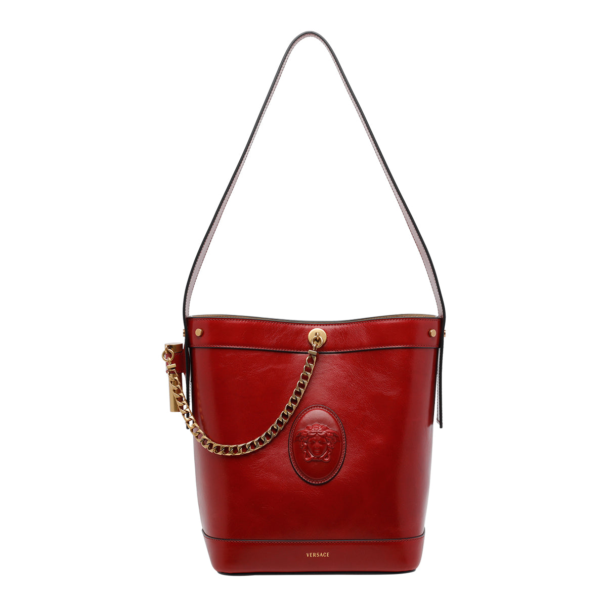 Versace Bags Red Calf Leather