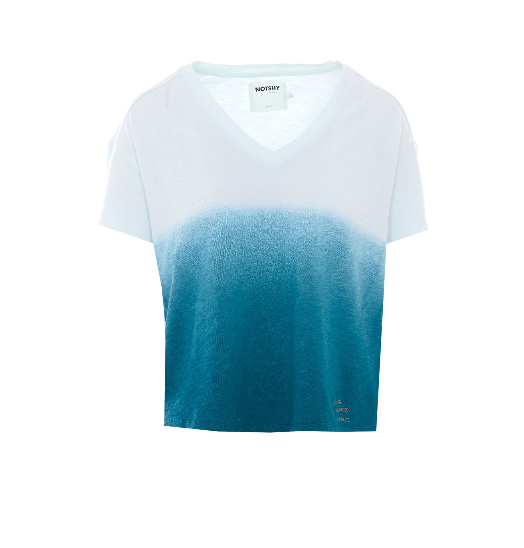 Not Shy T-Shirts And Polos Blue Cotton