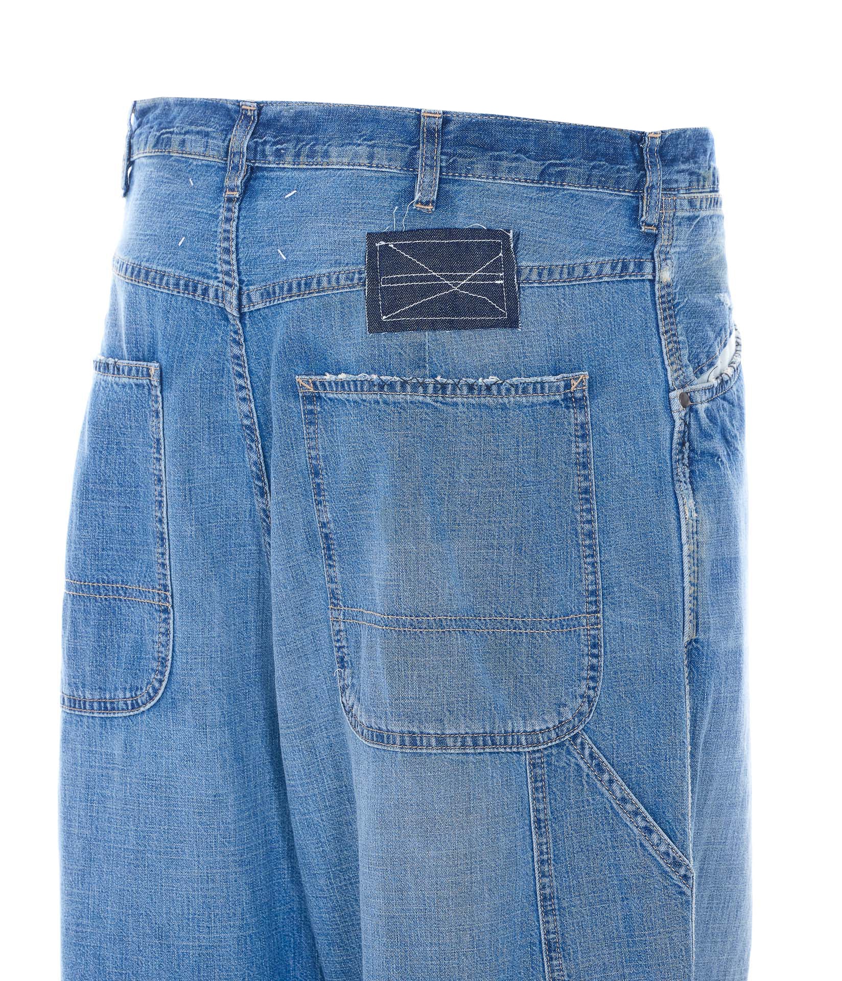 Maison Margiela Trousers Blue Cotton