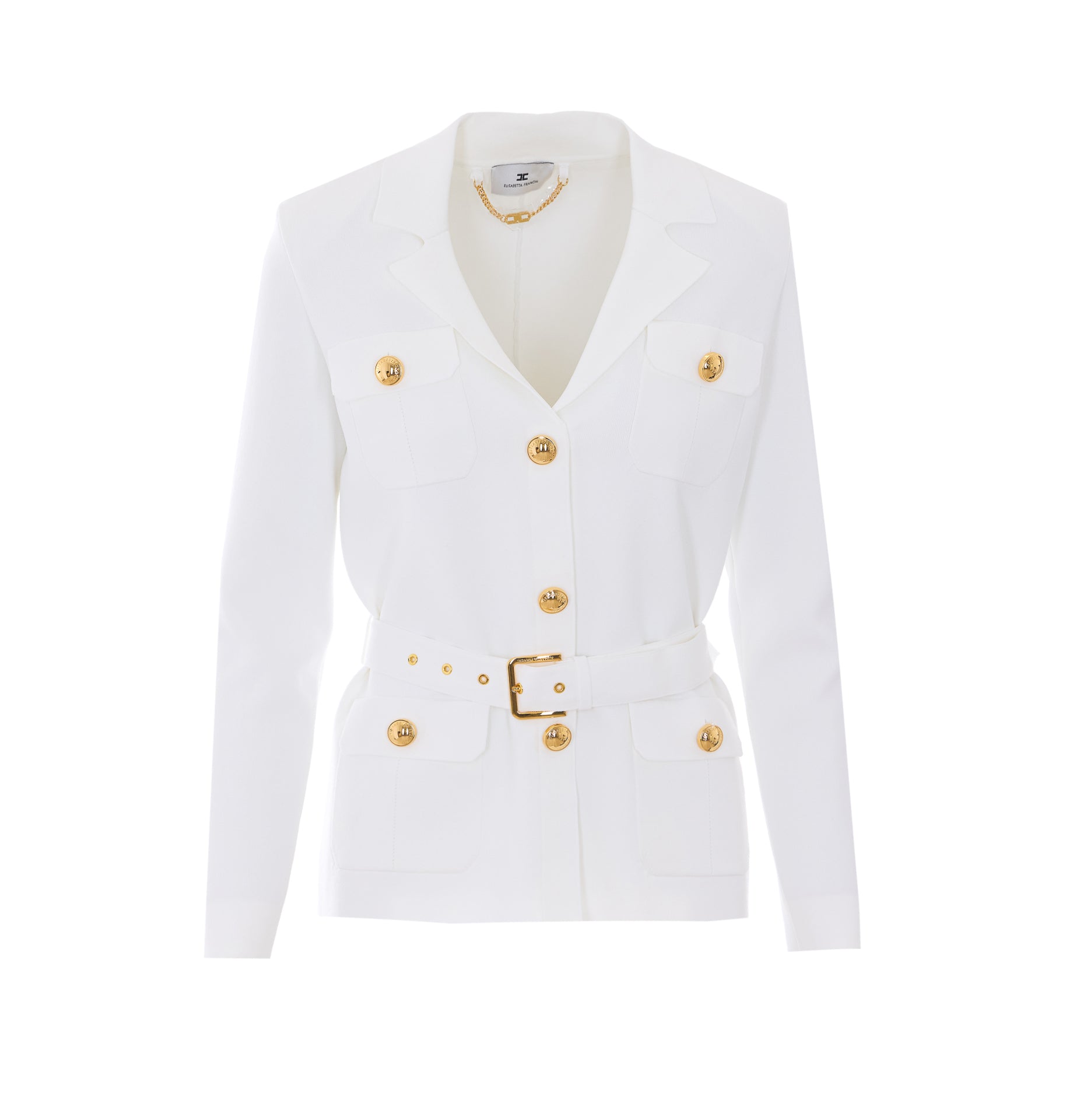 Elisabetta Franchi Sweaters White Viscose