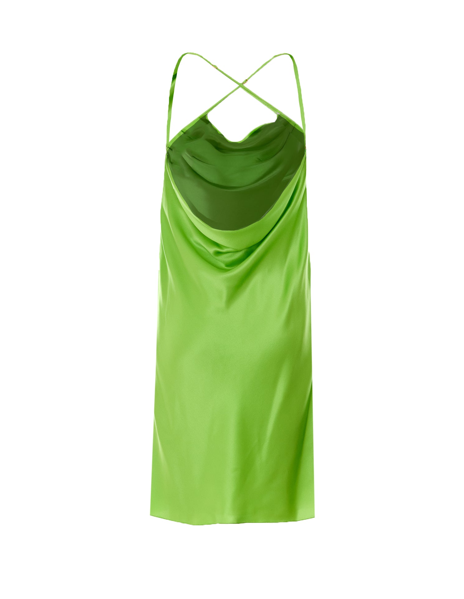 Saint Laurent Green Silk