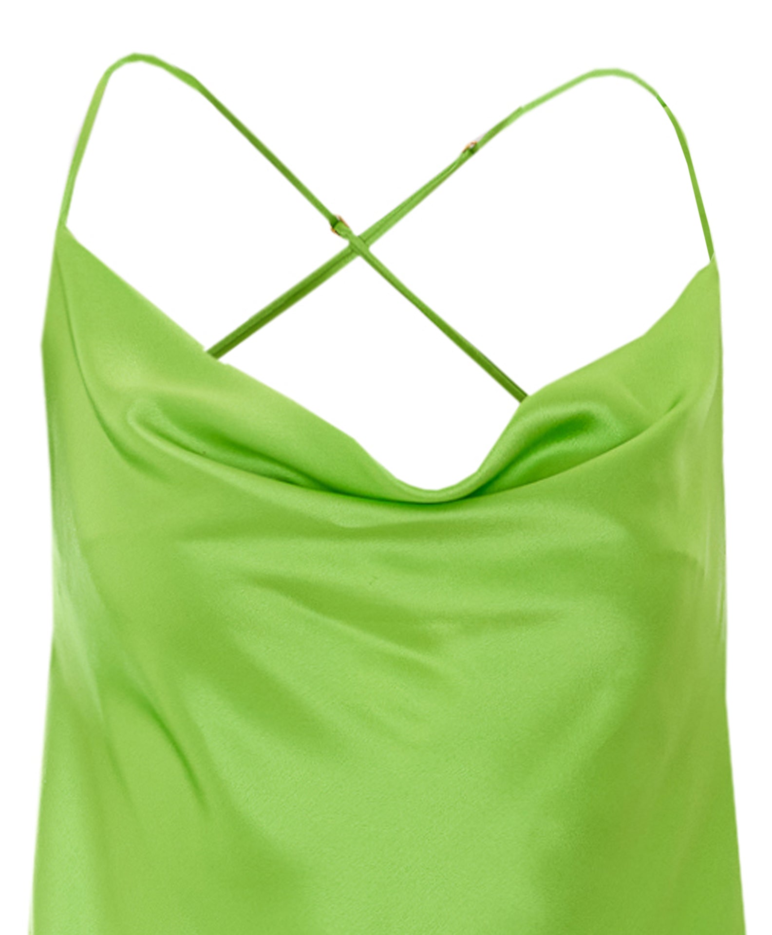 Saint Laurent Green Silk