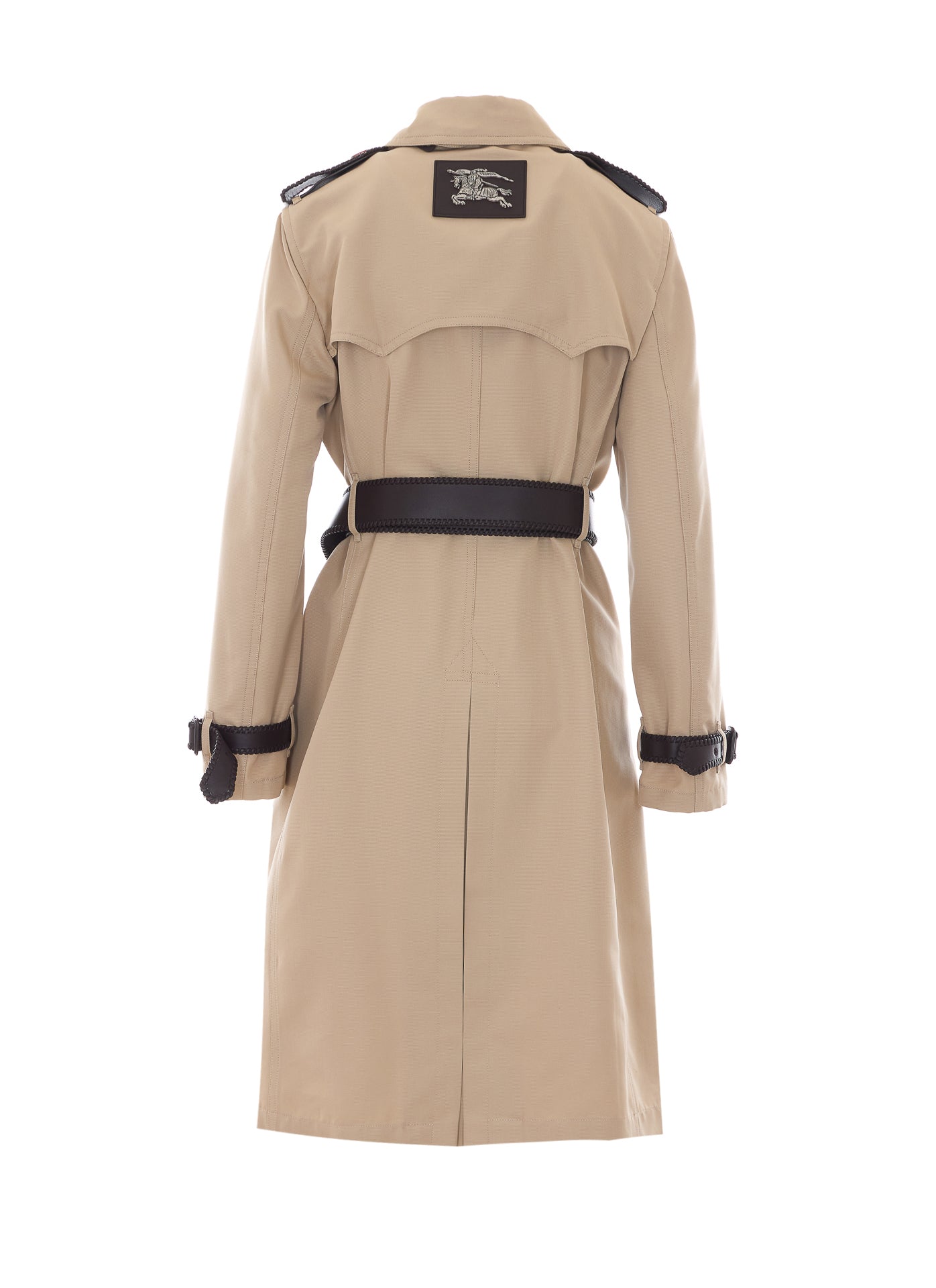 Burberry Coats Beige Silk