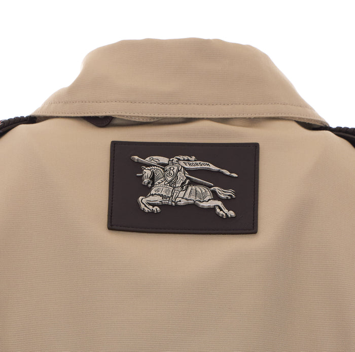 Burberry Coats Beige Silk
