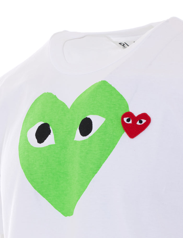 Comme Des Garcons Play White Cotton
