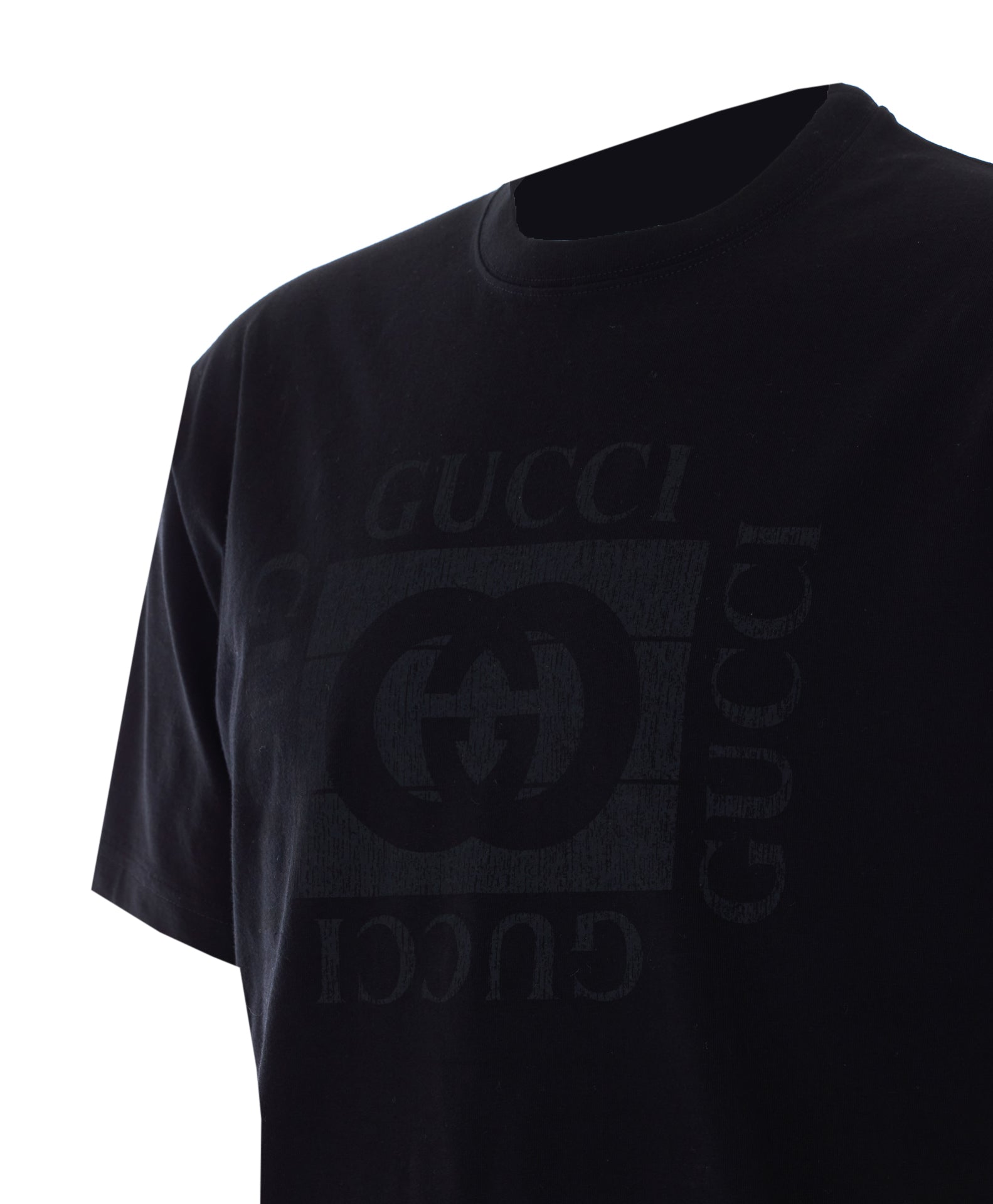 Gucci T-Shirts And Polos Black Cotton