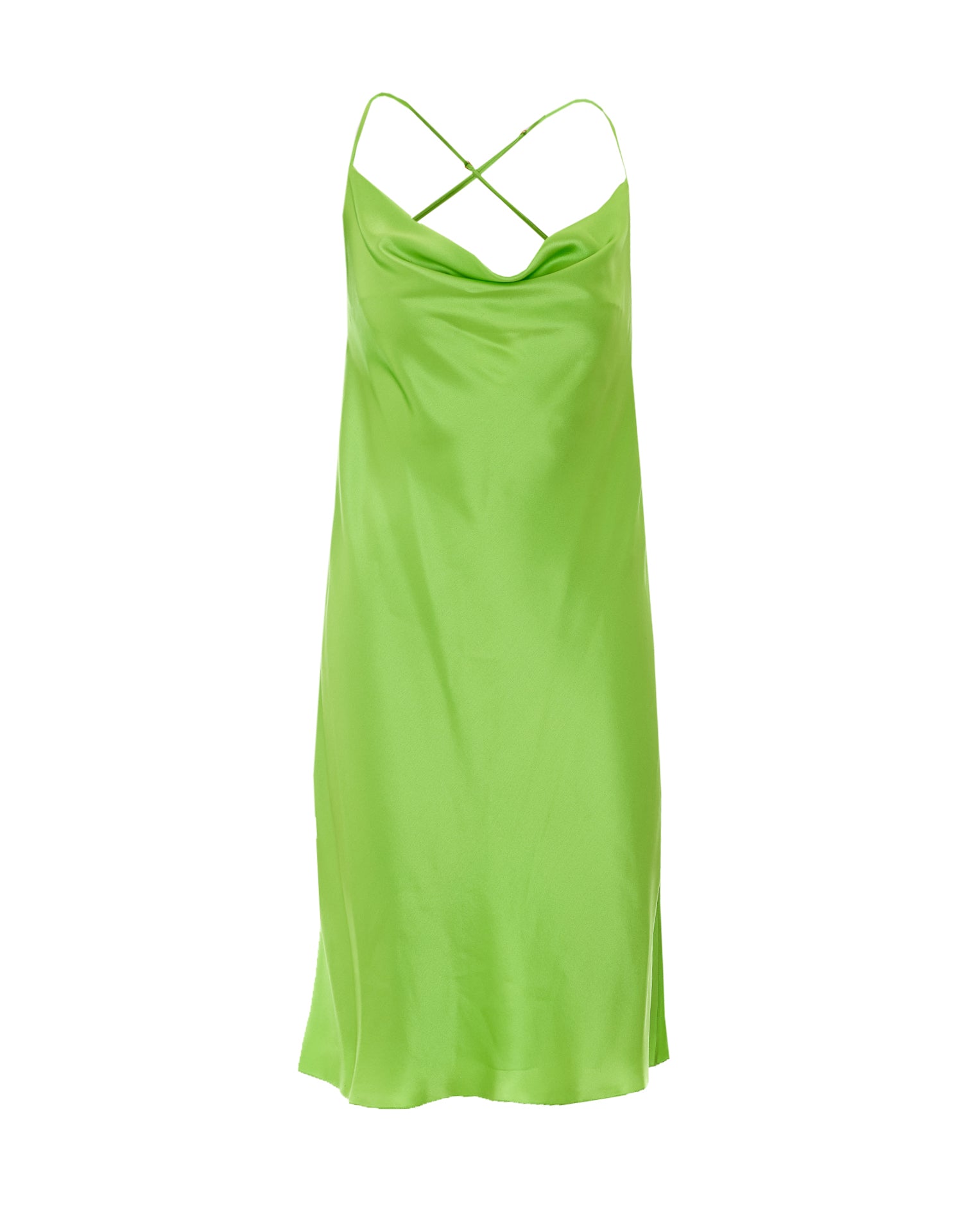 Saint Laurent Green Silk