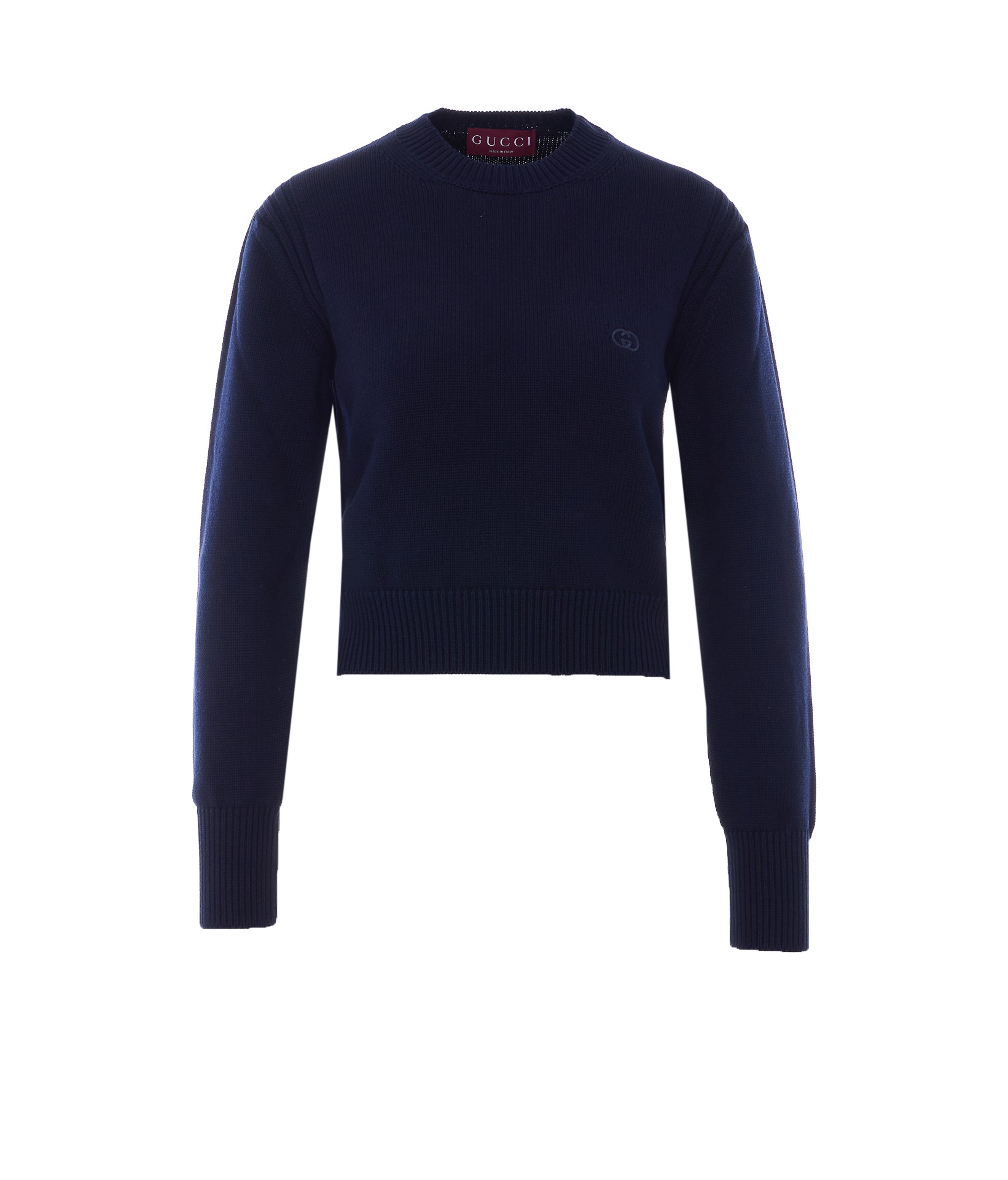 Gucci Sweaters Blue Cotton