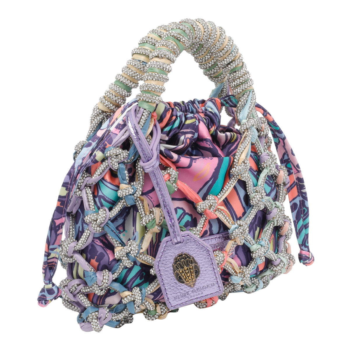 Kurt Geiger Bags Lilac Glass Resin Polypropylen