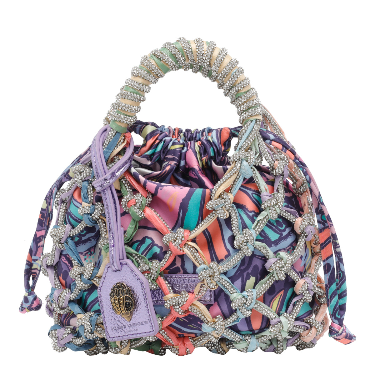 Kurt Geiger Bags Lilac Glass Resin Polypropylen