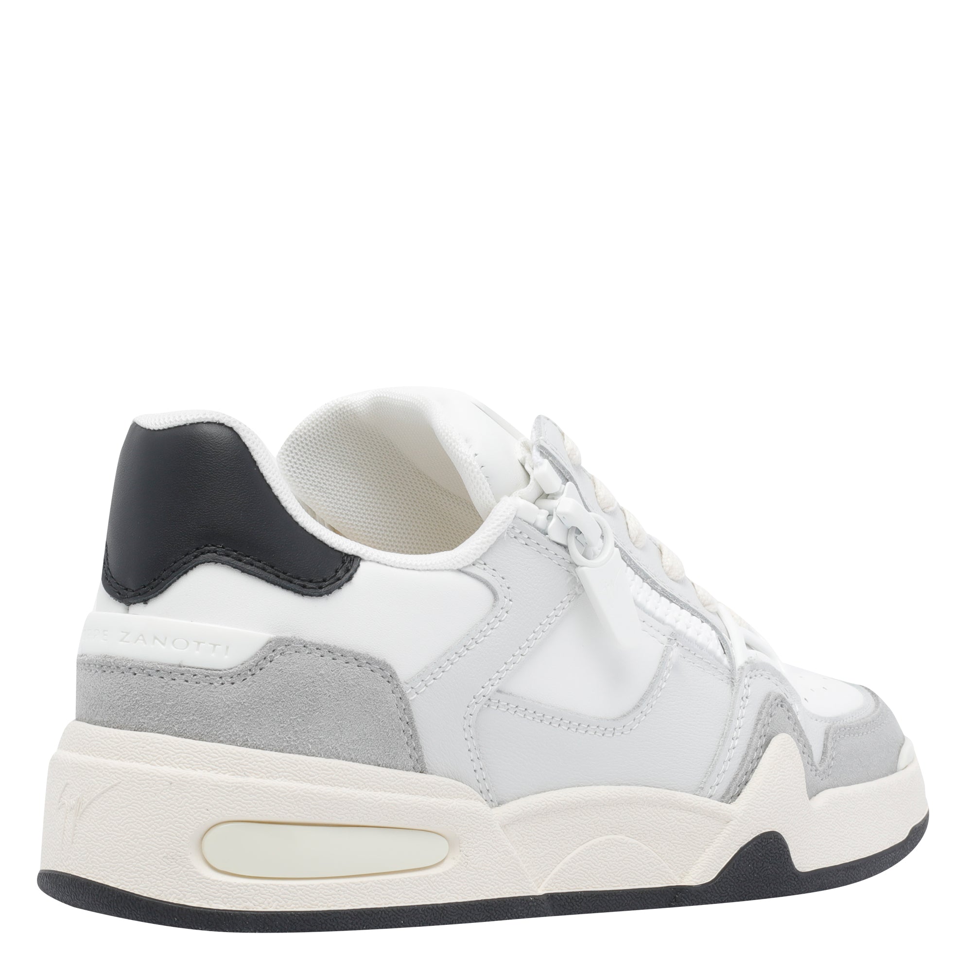 Giuseppe Zanotti White Calf Leather/rubber Sole