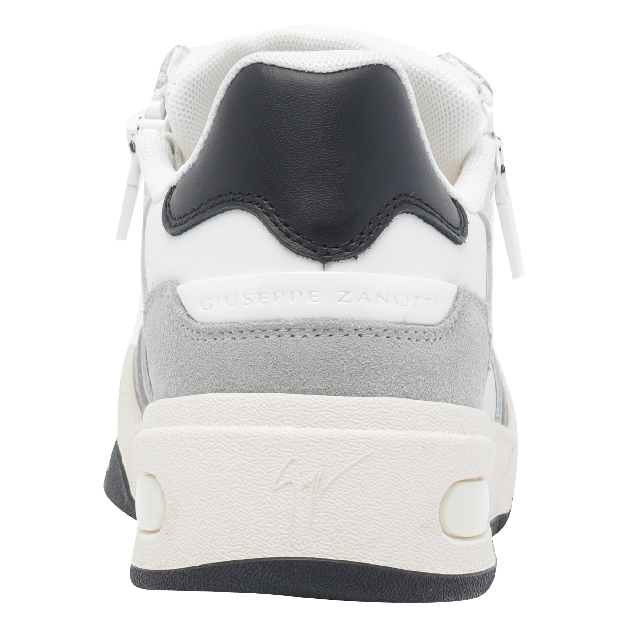 Giuseppe Zanotti White Calf Leather/rubber Sole