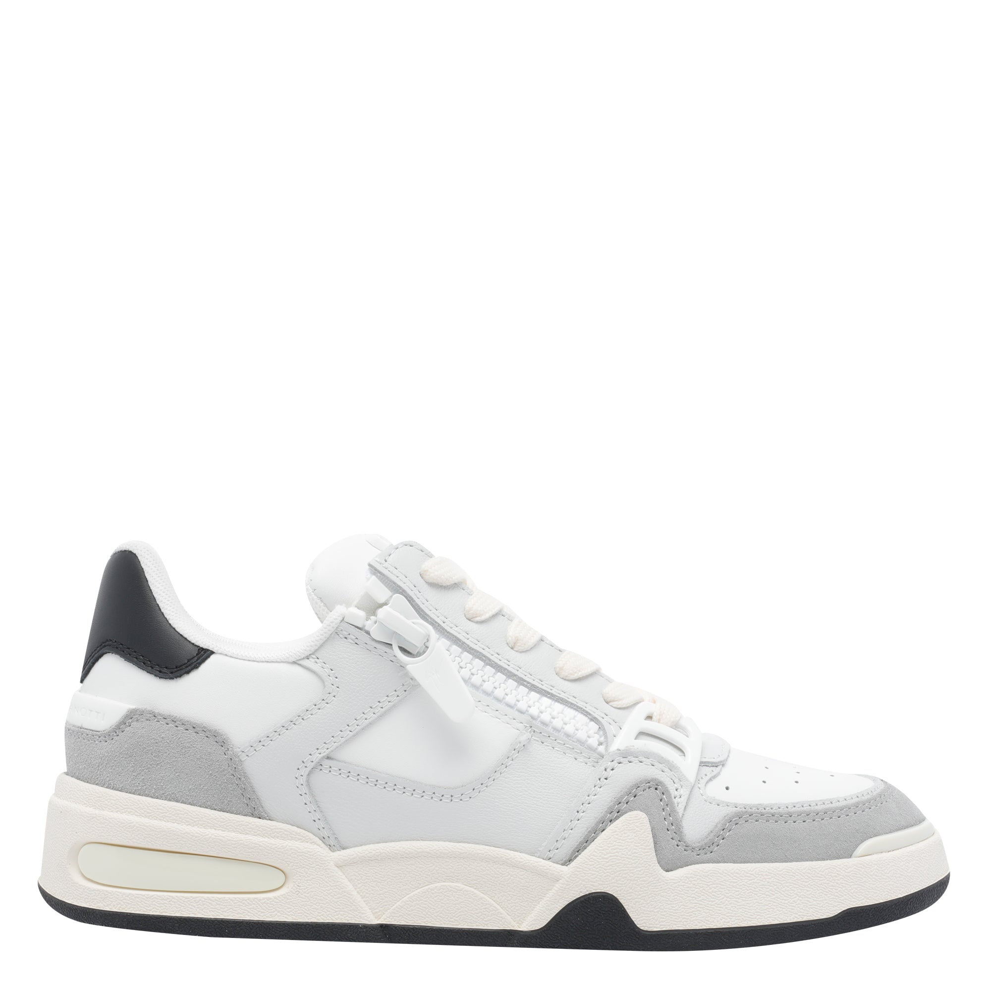 Giuseppe Zanotti White Calf Leather/rubber Sole