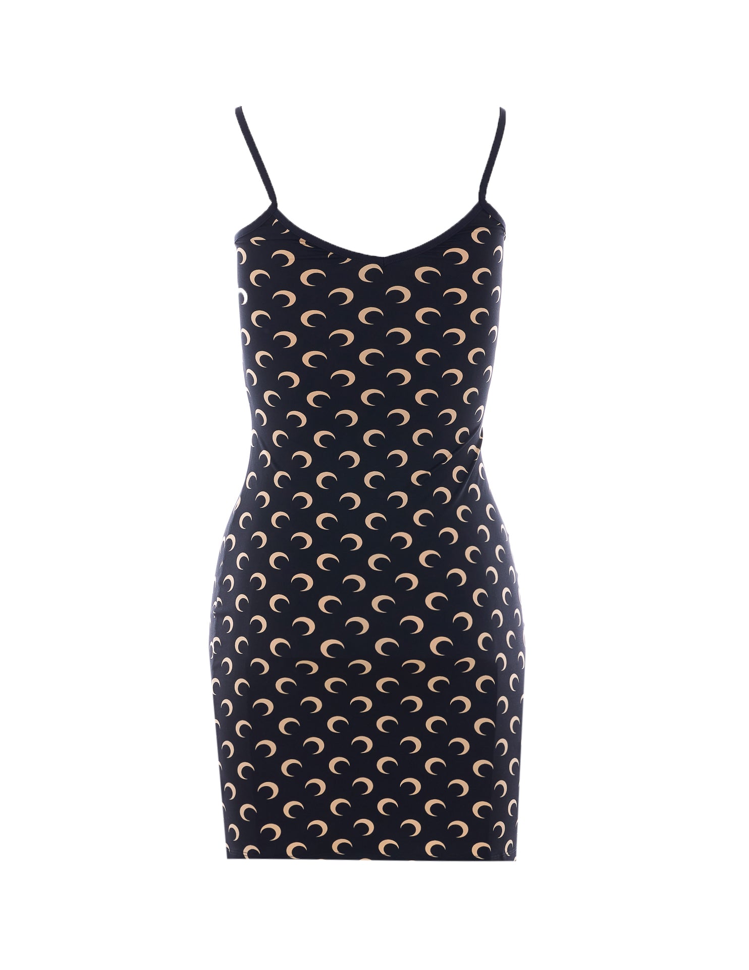 Marine Serre Dresses Black Polyamide