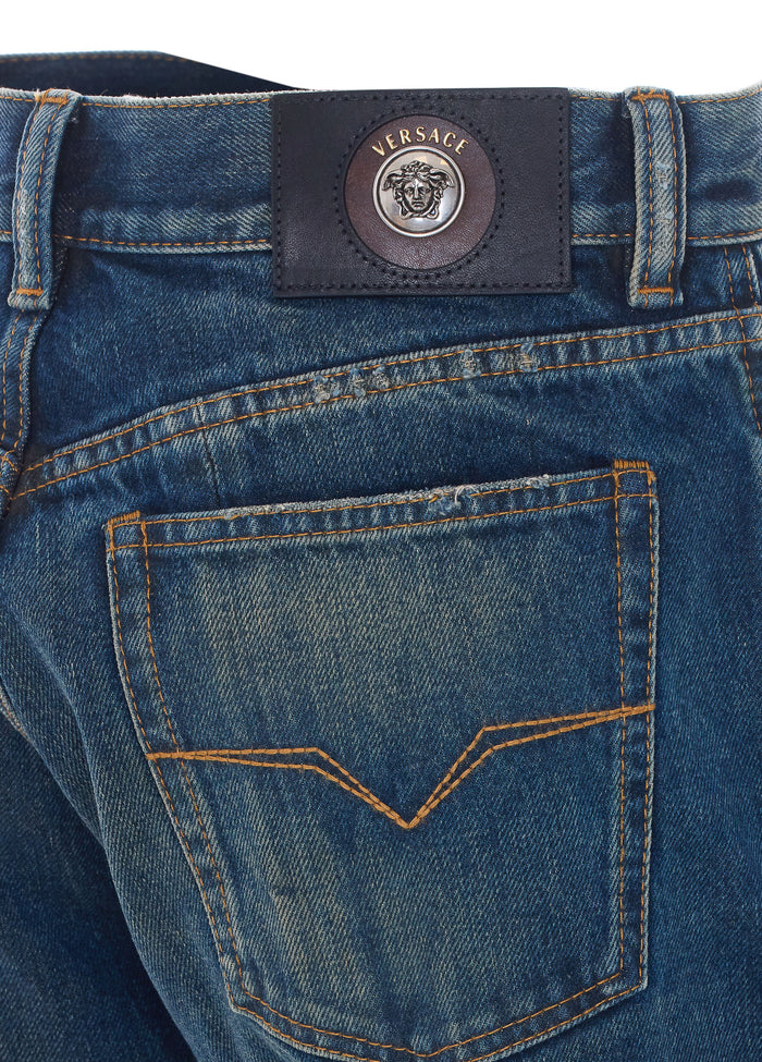 Versace Blue Cotton