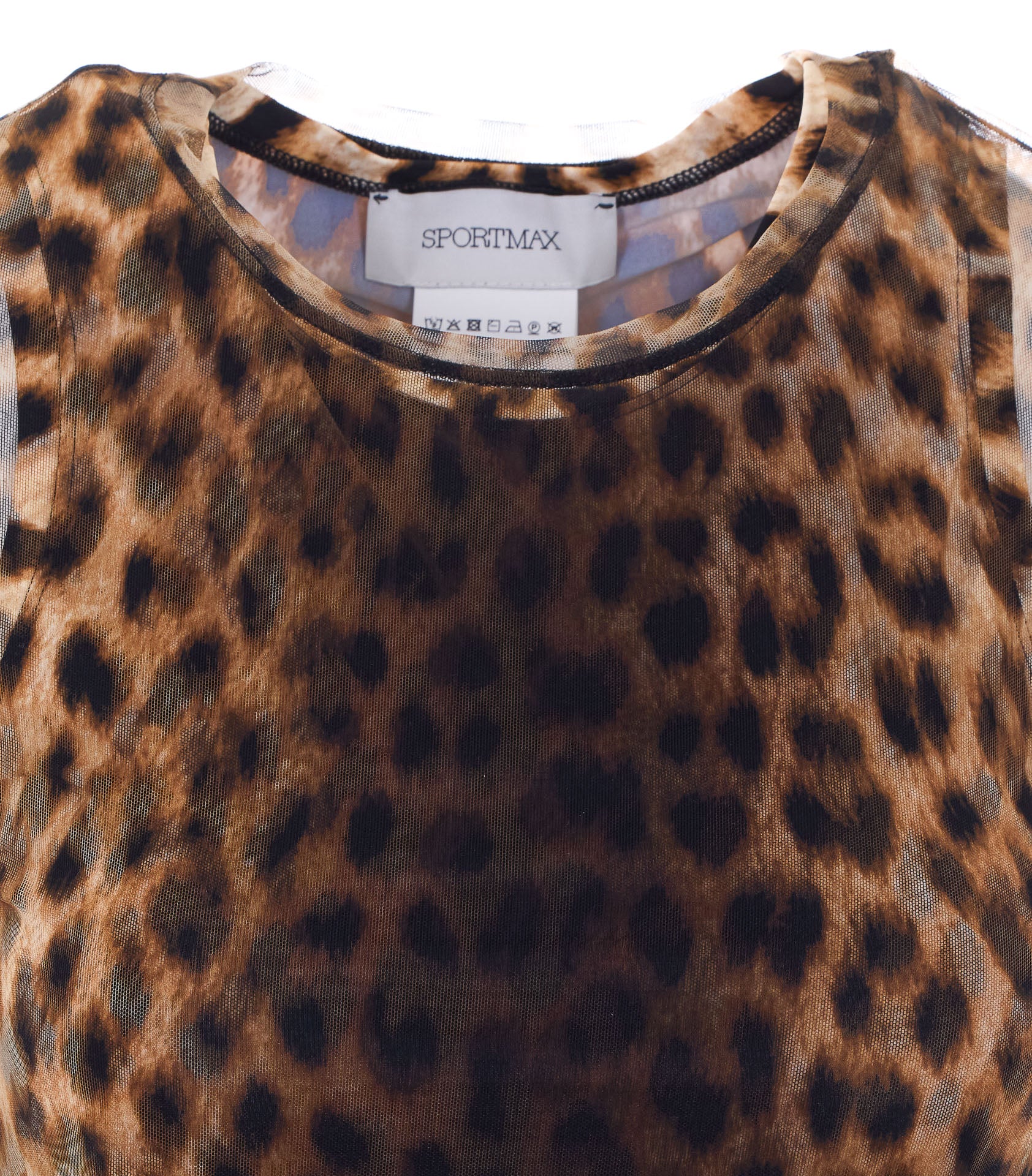 Sportmax Top Brown Polyamide