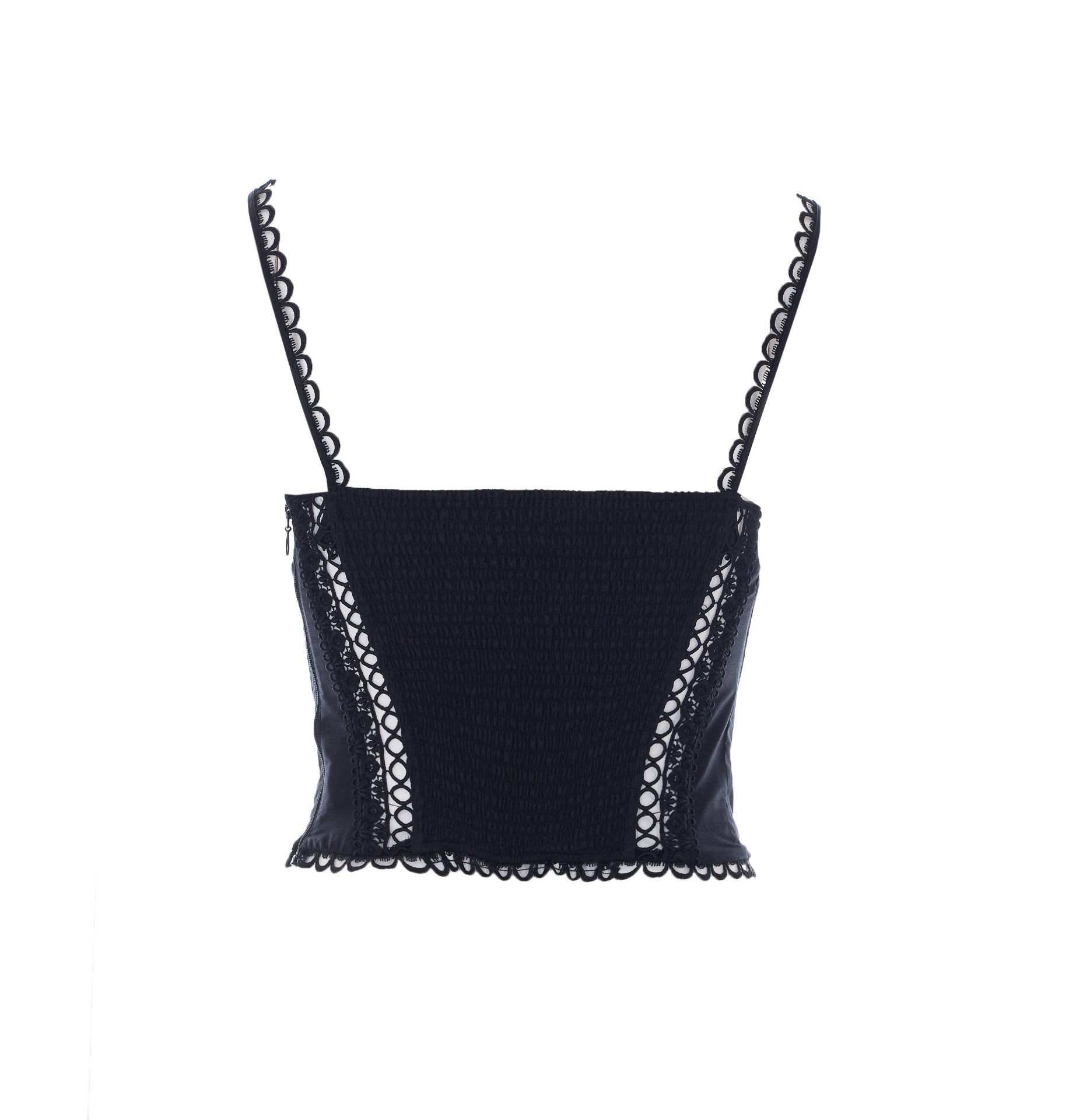 Charoruiz Top Black Cotton