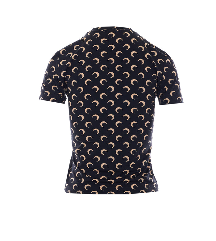 Marine Serre T-Shirts And Polos Black Polyamide