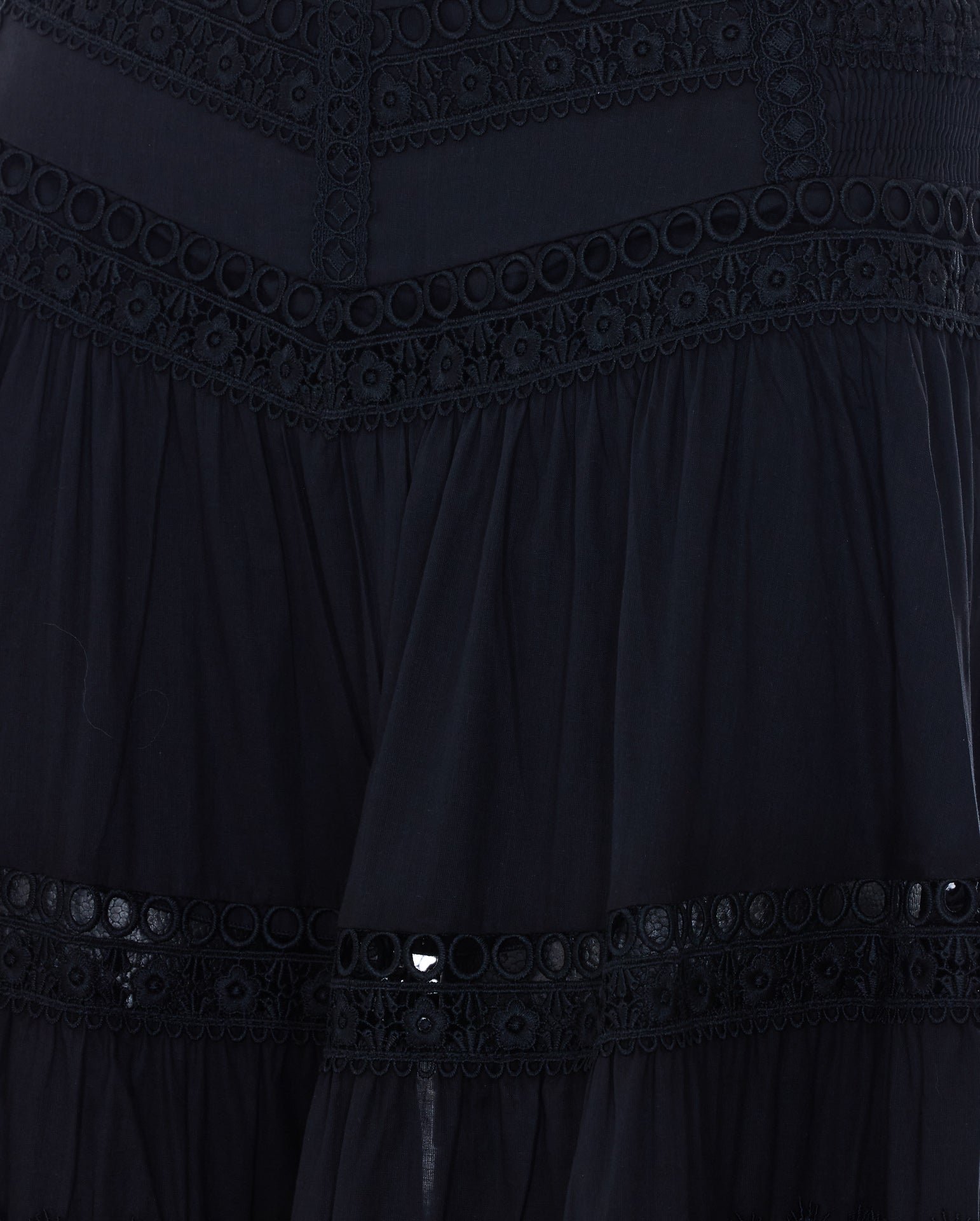 Charoruiz Skirts Black Cotton