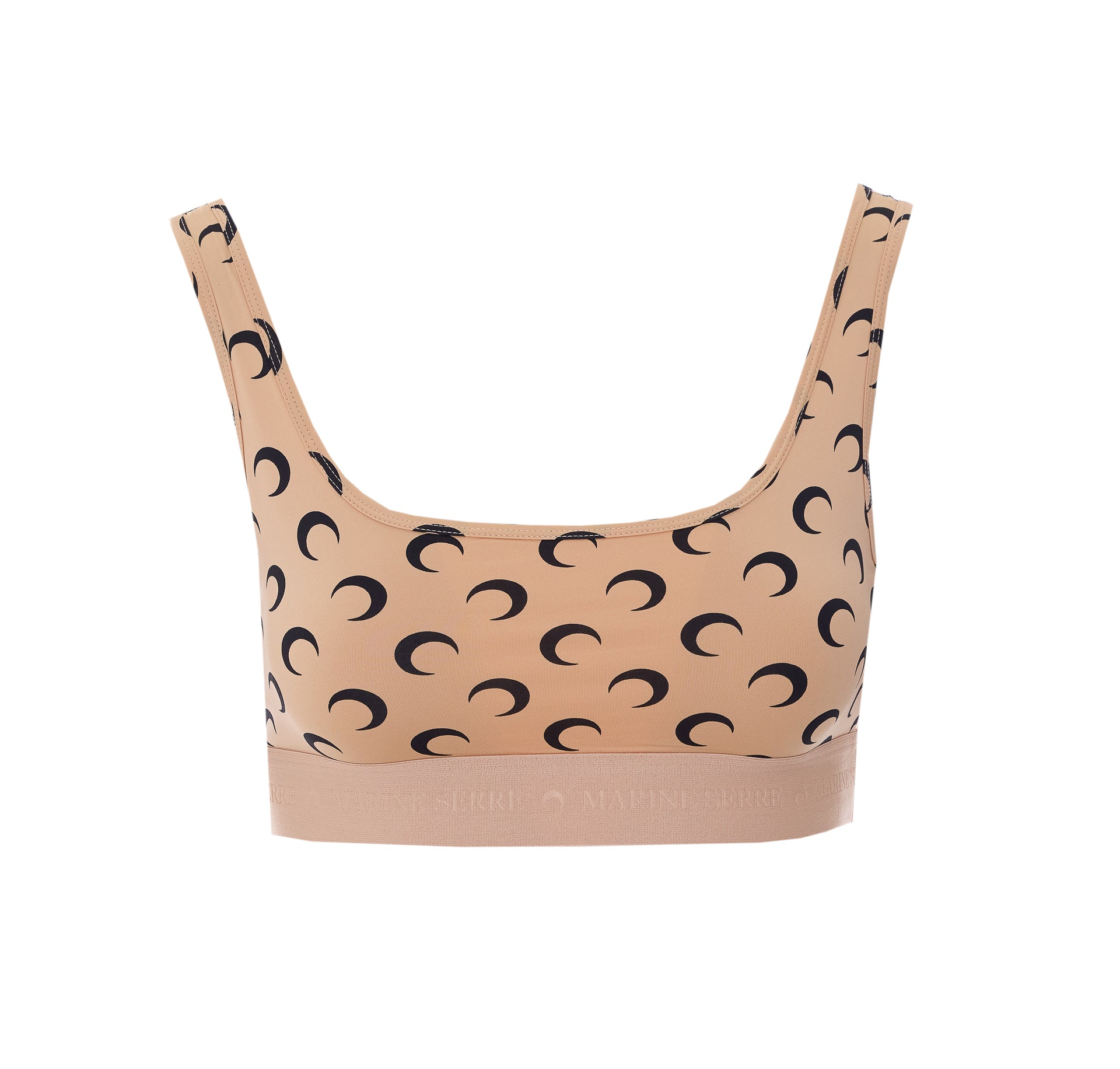 Marine Serre Top Beige Polyamide