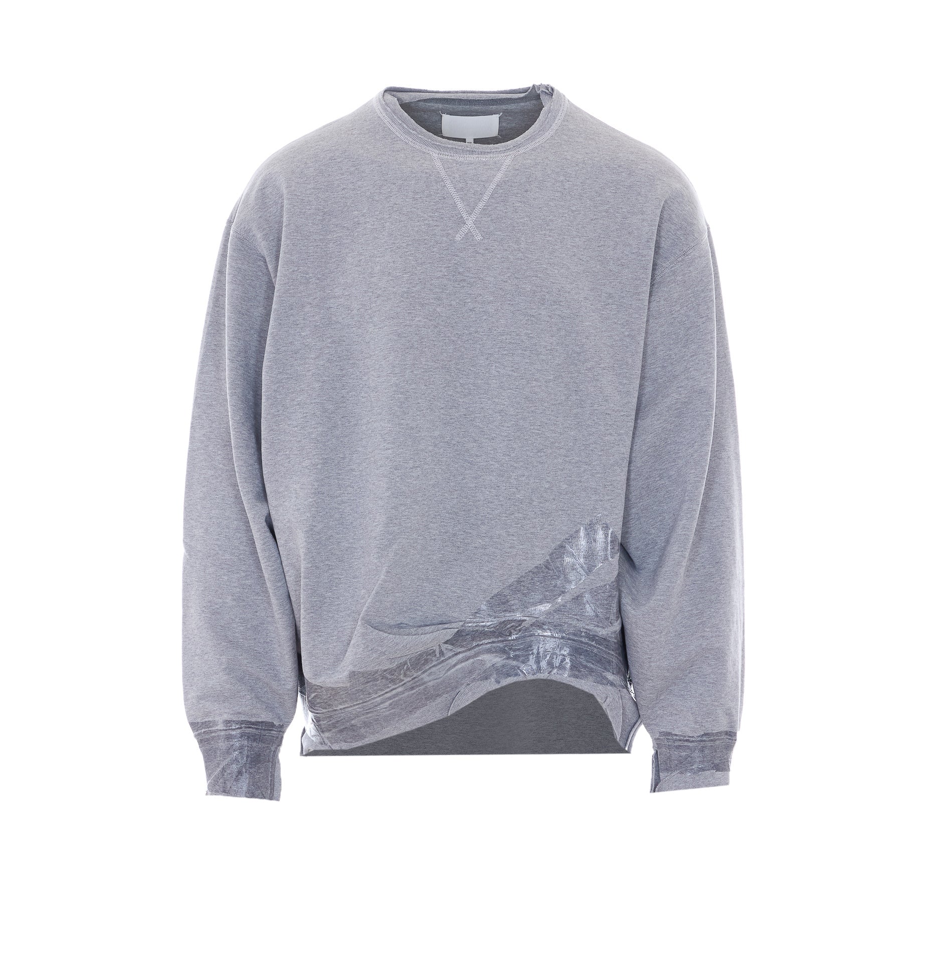 Maison Margiela Sweaters Grey Cotton