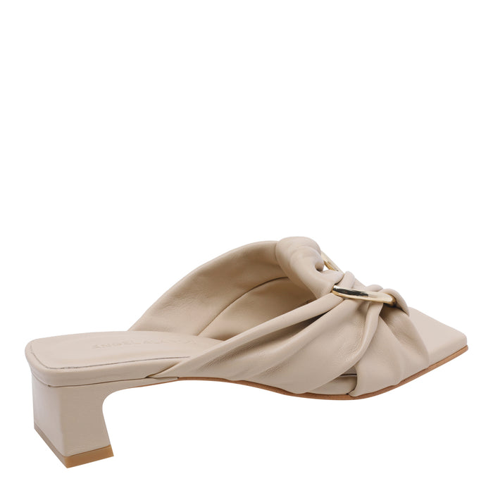 Angel Alarcon Sandals Beige Calf Leather/rubber Sole