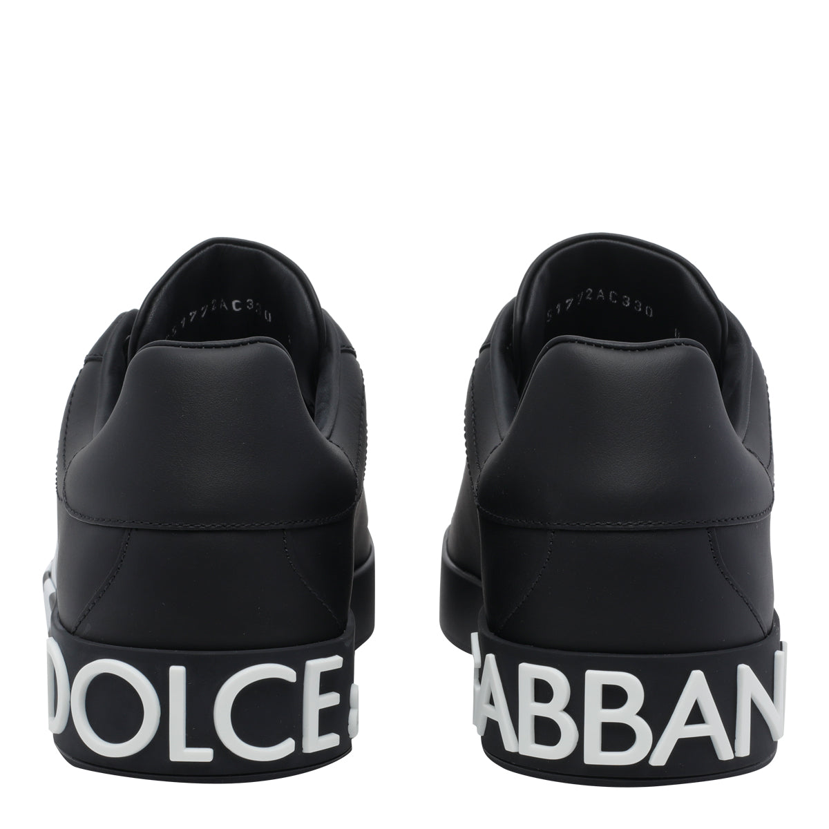Dolce & Gabbana Black Calf Leather/rubber Sole