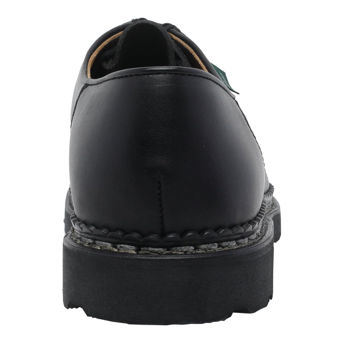 Paraboot Flat Shoes Black Calf Leather/rubber Sole