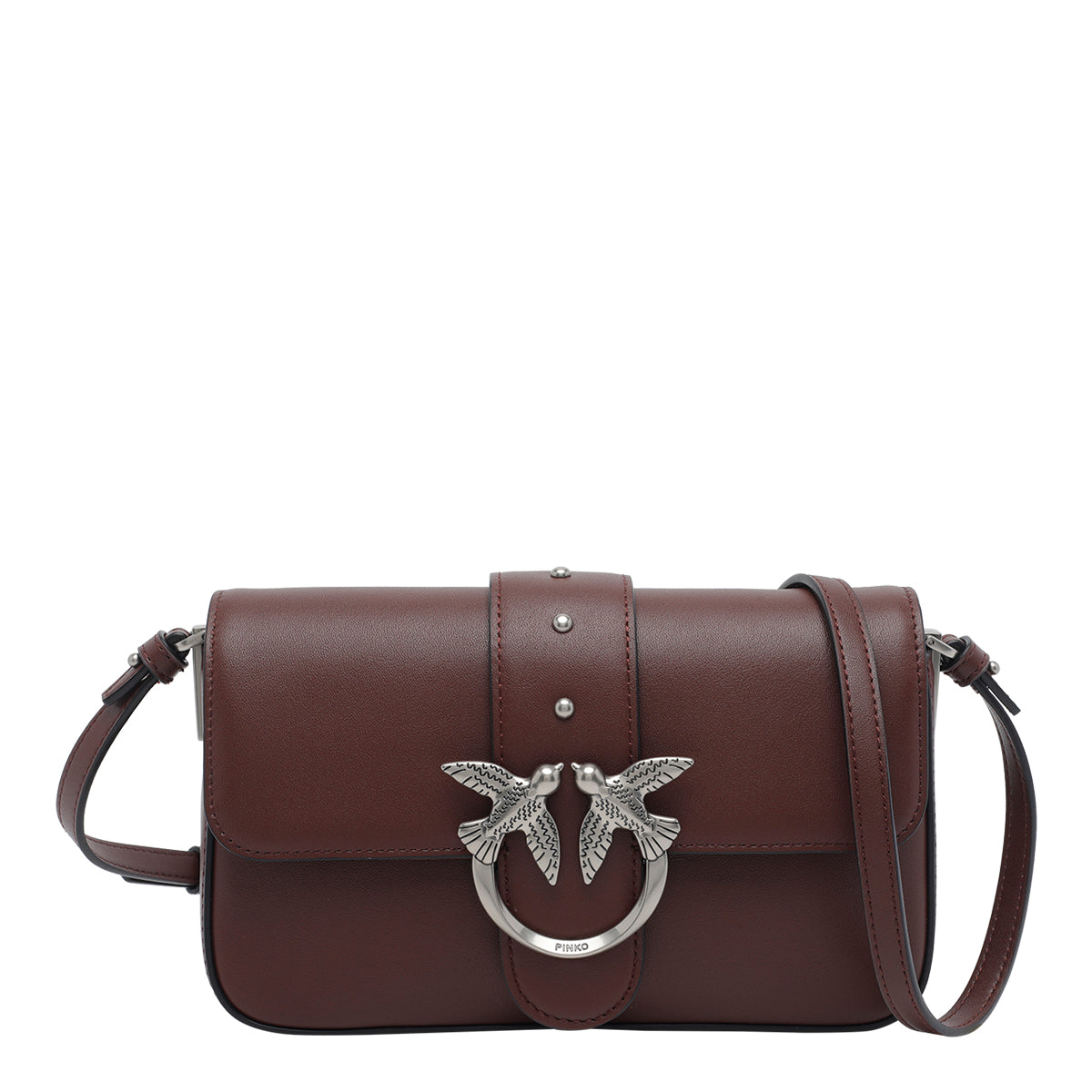 Pinko Bags Red Calf Leather
