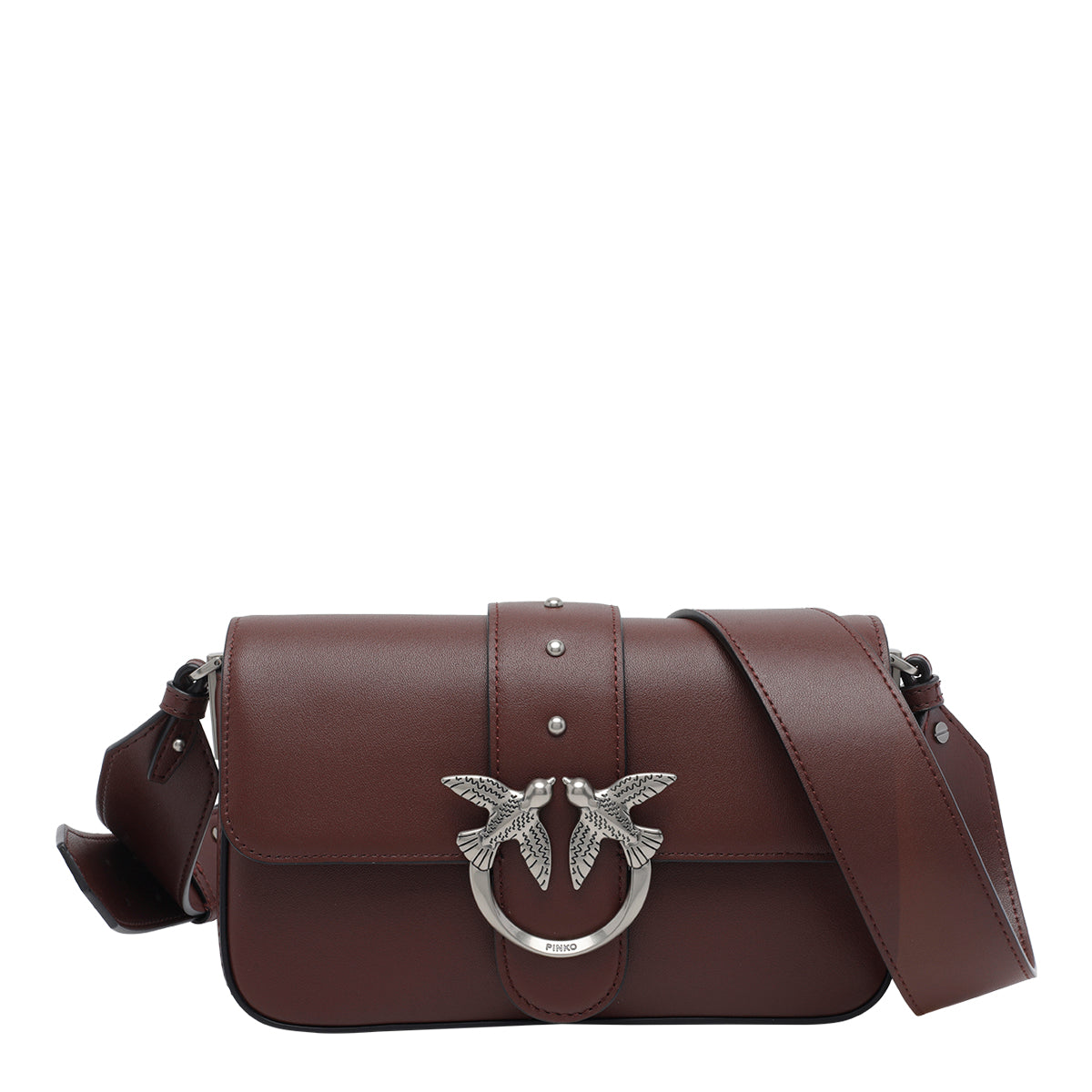 Pinko Bags Red Calf Leather
