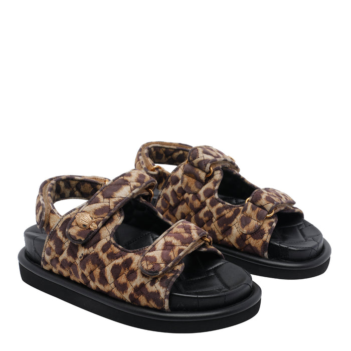 Kurt Geiger Sandals Brown Calf Leather/rubber Sole