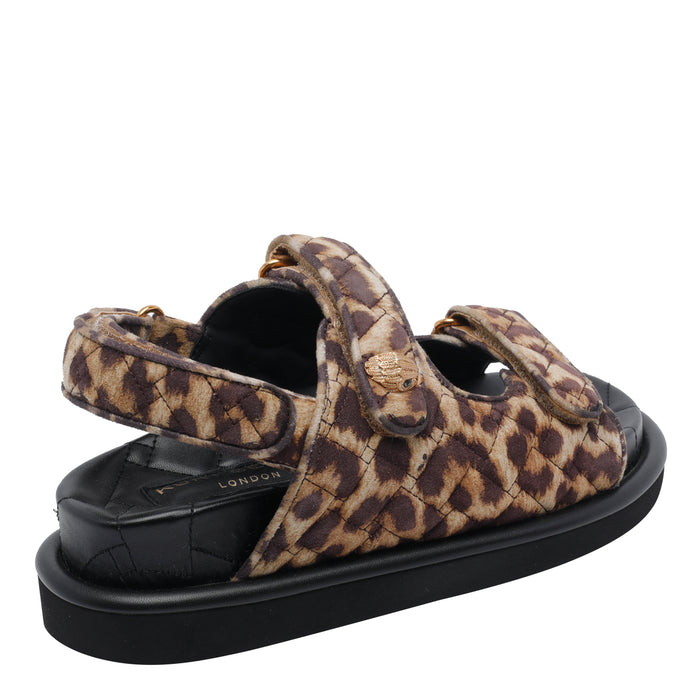 Kurt Geiger Sandals Brown Calf Leather/rubber Sole