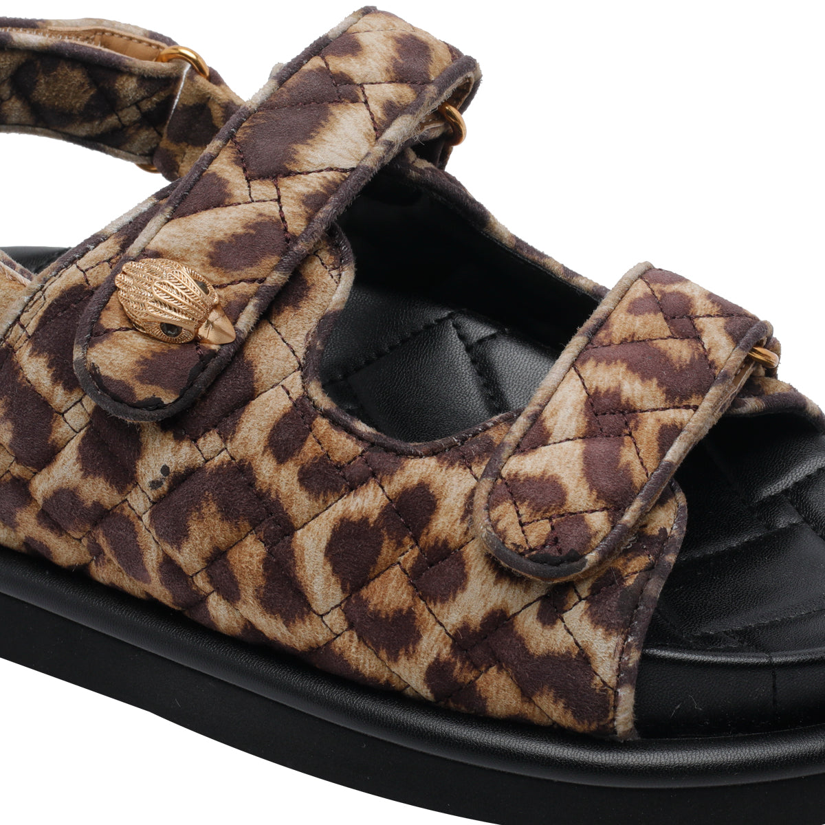 Kurt Geiger Sandals Brown Calf Leather/rubber Sole