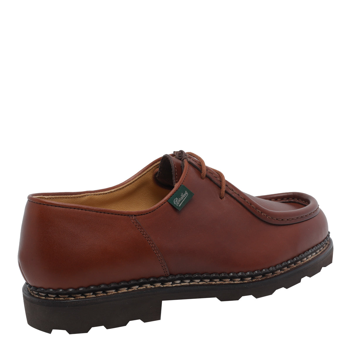 Paraboot Flat Shoes Brown Calf Leather/rubber Sole