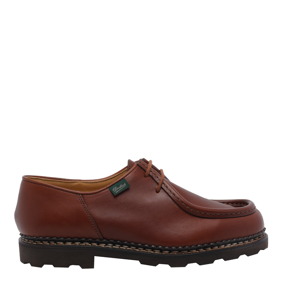 Paraboot Flat Shoes Brown Calf Leather/rubber Sole