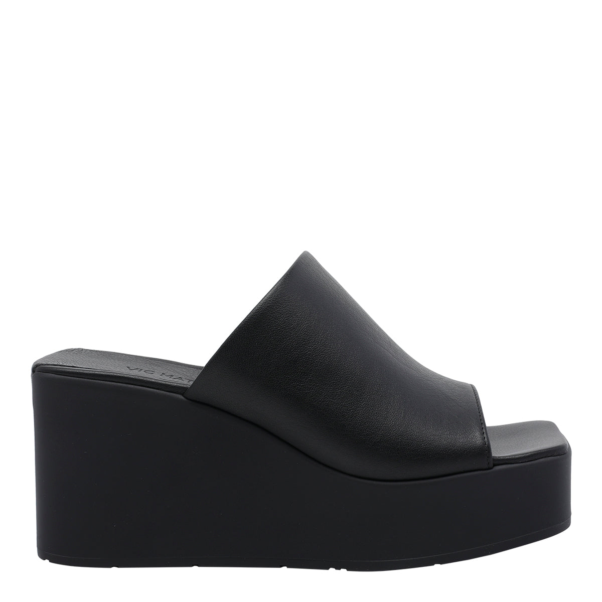 Vic Matie Sandals Black Calf Leather/rubber Sole