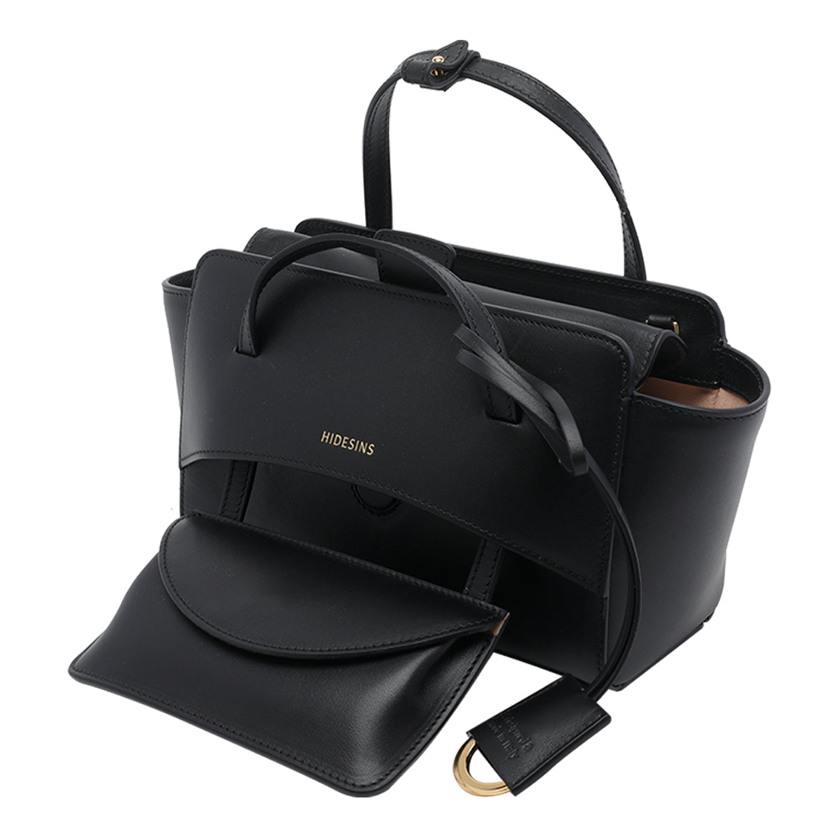 Hidesins Bags Black Calf Leather