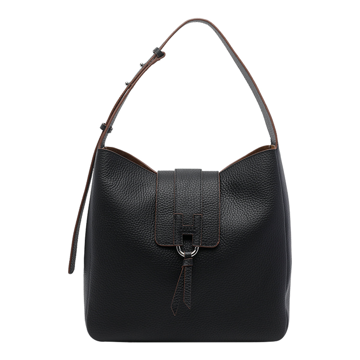Hogan Black Calf Leather