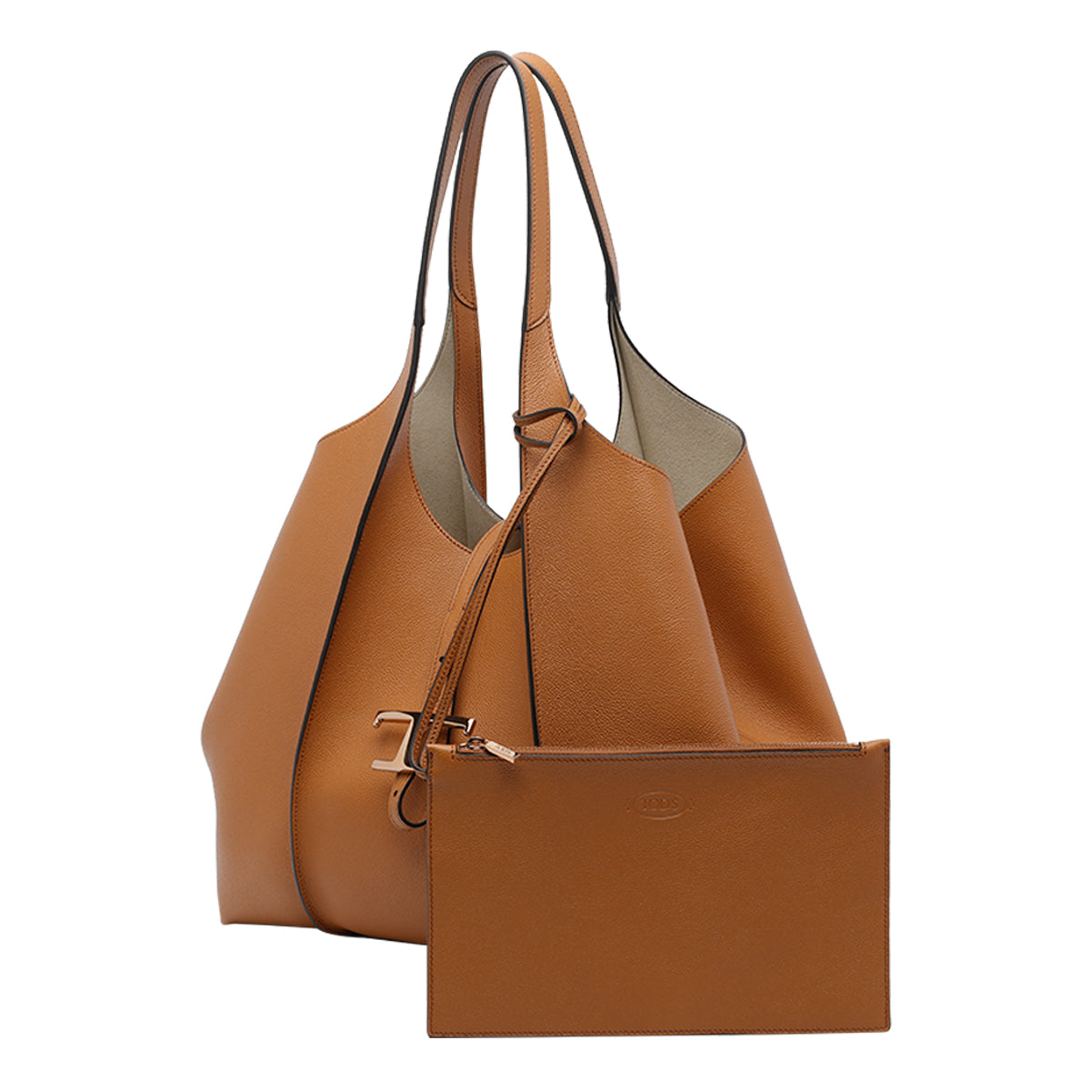 Tods Brown Calf Leather