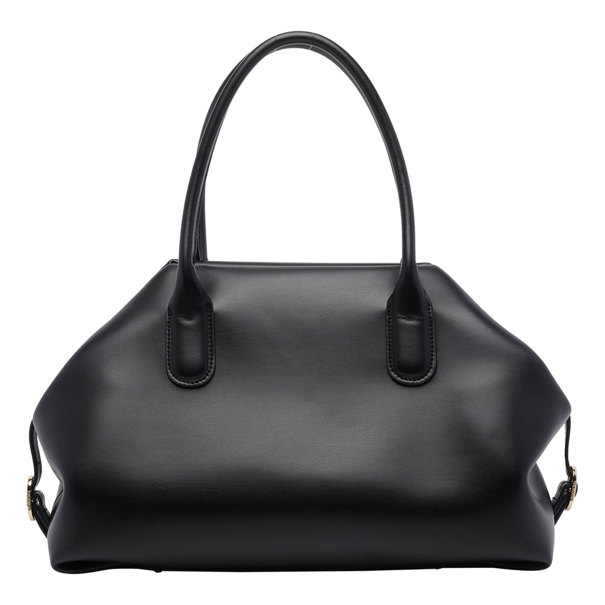 The Moire Bags Black Vegan Fabric