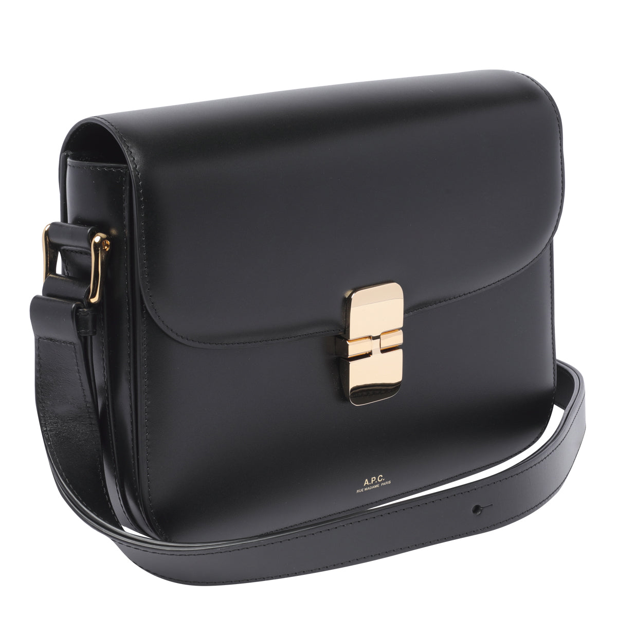 A.p.c. Black Calf Leather